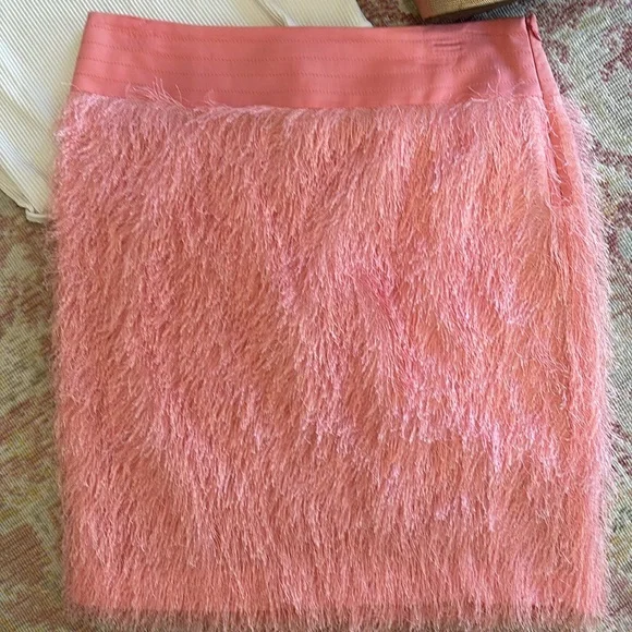 Worth Pink Fuzzy Skirt - Picture 2 of 5